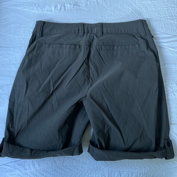Dark Grey/Green Wind River Shorts - Picture 2 of 5